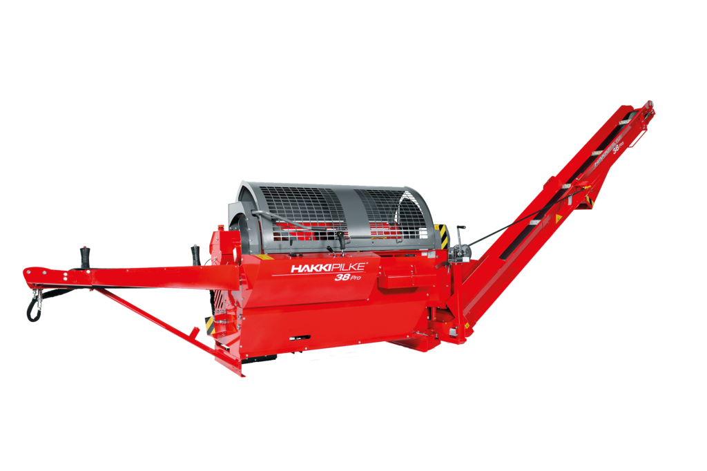 Hakki Pilke 38 Pro firewood processor